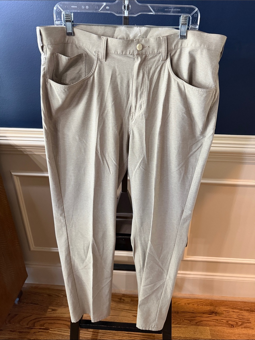 PGA Tour Men's Light Beige Chino Pants 36x30
